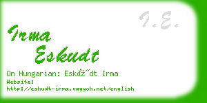 irma eskudt business card